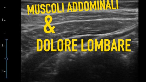 muscoli addominali e dolore lombare